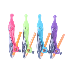 Papeterie mathématiques en plastique colorée pour les enfants, motif créatif, dos à l'école, séparateur de cercle de <span class=keywords><strong>dessin</strong></span>, papeterie mathématiques géométrique en plastique pour les étudiants - Product Image 1
