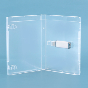 Sunshing biểu tượng tùy chỉnh nhựa DVD ổ đĩa bút bao bì lưu trữ USB Quà Tặng Chủ Stick Flash Drive Đóng gói hộp nhựa USB trường hợp - Product Image 1
