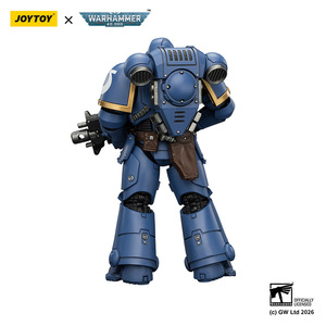 JOYTOY <span class=keywords><strong>Warhammer</strong></span> 40K Ultramarines Intercessor Figura de Acción Articulada a Escala 1/18 Modelo Coleccionable Oficial Auténtico - Product Image 2