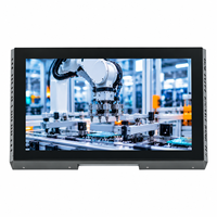 Monitor Kapasitif JFC 24 inci True Flat 1200nits FHD Sudut Pandang Lebar Temperatur Luas Pemasangan VESA untuk Penggunaan Industri