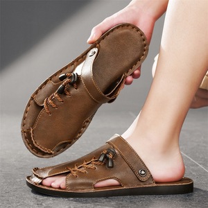 Sandalias Ajustables y Convertibles para Hombre 2026, Sandalias Casuales Cosidas a Mano, Calzado Ligero para Uso Diario, Ideales para Caminatas Urbanas Informales - Product Image 1