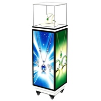 Tragbares Mobiles LED-Display-Regal P1.25 P1.53 P1.86 P2 P2.5 Modernes Design Kommerzieller Werbe-Video-Würfelbildschirm