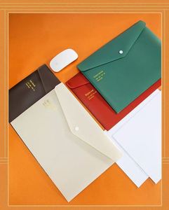 Carpeta de Plástico PP Impermeable para Almacenamiento de Documentos A4, Estilo Retro, Marca ODM, Venta al Por Mayor, Material de Oficina - Product Image 2