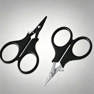 Tijeras de pesca multifuncionales de acero inoxidable con revestimiento de titanio, tijeras domésticas, cortador de línea de PE, cortador de línea de plomo, nailon - Product Image 1