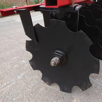 Herse à disques moyenne 1BJX, montée sur tracteur, à disques opposés
