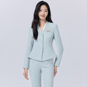 Women's Suit Set Long Sleeve Polyester Workwear For Hotel Receptionist Jewelry Store Fall 2025 - Product Image 4