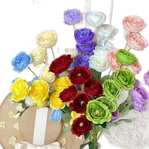Arreglo Floral de Peonías Artificiales de Seda, Realistas, para Decoración de Bodas, Hogar y Fotografía - Product Image 5