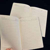 Carnet A5 en cuir à couverture rigide, reliure cousue, 200 feuilles, personnalisable, portable, avec logo, vente en gros
