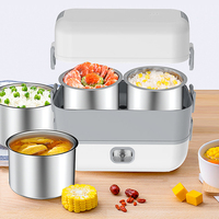 Boîte à Bento électrique Portable étanche, chauffage électrique des aliments, boîte à déjeuner, Mini soupe, ragoût, cuiseur de riz