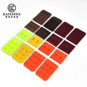 Accessoires de vêtements pour femmes en gros personnalisables : Bande de fermeture à 3 crochets pour soutien-gorge, 3 rangées 2 crochets, boucle de soutien-gorge réglable - Product Image 3