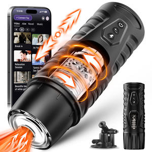 Girevole telescopico aereo tazza maschio masturbatore e sesso orale esercizio giocattolo di controllo del pene Trainer - Product Image 1