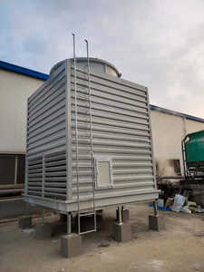 Nouveau compteur carré industriel flux/<span class=keywords><strong>croix</strong></span> flux GRP tour de refroidissement par eau pour le système de refroidissement d'usine de fabrication - Product Image 5