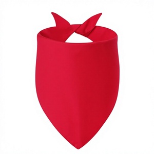 Bandanas personnalisés pour chiens BKD – Différentes tailles, couleur unie, foulard triangulaire durable, mouchoir personnalisé réversible pour chiens - Product Image 1