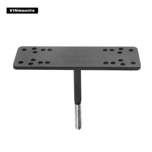 VINmounts Aluminum Side Mount Dual Display Fish Finder Mount 360 Adjustable Arm Dual Device Marine <b>Bracket</b> Eco-Friendly <b>Black</b> - Product Image 5