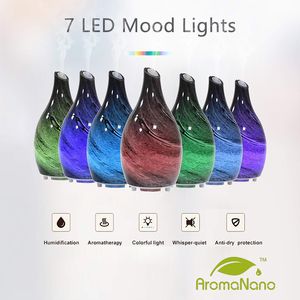 Bộ Khuếch Tán Hương Thơm Bằng Thủy Tinh Tốt Nhất Đèn <span class=keywords><strong>Flash</strong></span> Difusor Điện Hương Liệu Tạo Độ Ẩm Tinh Dầu Khuếch Tán Hương Thơm Đức Khuếch Tán Hương Thơm - Product Image 4