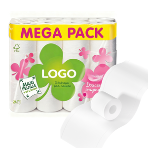 Fabricante Chino de Papel Higiénico de 4 Capas, 72 Rollos, Rollo de Papel Higiénico con Logotipo Personalizado, Pañuelos de Papel, Productos de Uso Diario para el Hogar - Product Image 1