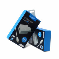 Emballage en papier électronique à charge rapide personnalisé chargeur d'impression câble USB emballage boîte de papier de ligne de données pour accessoires de téléphone
