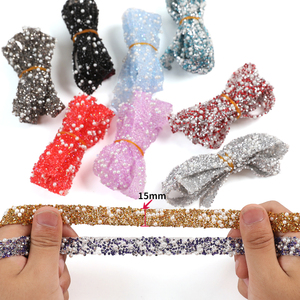 1.25Mm 1 M Ngọc Trai Thạch Băng Long Lanh Pha Lê DIY Thủ Công Mỹ Nghệ Ăn Mặc May Mặc Nhựa Tinh Thể Sticker Trang Trí Phụ Kiện V1022 - Product Image 2