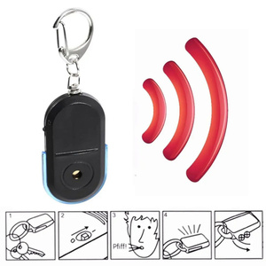 Anti-Lost Alarm Key Finder Locator Tracker Keychain Whistle Sound Smart Flashing Beeping With LED <b>Light</b> Anti Lost <b>Keyring</b> Finder - Product Image 1