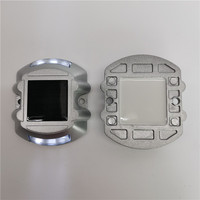 Panel de energía solar Circular Led Cat Eyes Light Célula solar LED Embedded Road Stud Luz intermitente Lámpara de camino de entrada