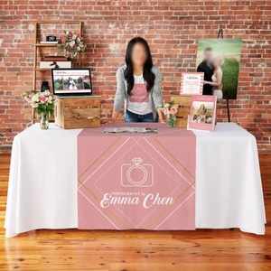 Pdyear Mantel de Impresión Personalizado a Todo Color, Cubierta de Mesa de Promoción de Publicidad de Fábrica, Camino para Manteles de Feria Comercial - Product Image 2