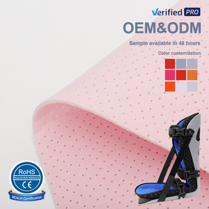 Oferta Especial: Tela <span class=keywords><strong>de</strong></span> Espuma Laminada Perforada, Cepillada, <span class=keywords><strong>de</strong></span> Terciopelo o con Bucle, Compatible con Velcro, Suave, Transpirable y Personalizable para Cinturones <span class=keywords><strong>de</strong></span> Soporte y Fajas - Product Image 1