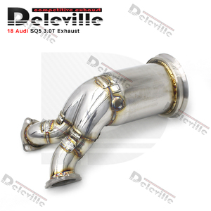 Tubo de <span class=keywords><strong>escape</strong></span> recto OBM para <span class=keywords><strong>Audi</strong></span> <span class=keywords><strong>SQ5</strong></span> 3,0 T 2019-2023, tubo de <span class=keywords><strong>escape</strong></span> de acero inoxidable, sistema de <span class=keywords><strong>escape</strong></span> silenciador - Product Image 3