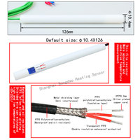 PT100 PTFE Probe Anti-corrosion Acid Alkali Resistant Thermocouple PTFE Temperature Sensor Optical Rod Probe Temperature Sensing