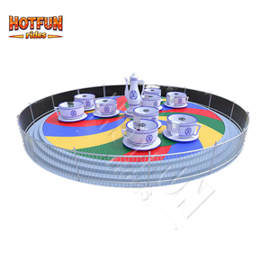 Manèges électriques pour parcs d'attractions, équipement de 36 places, manège en forme de tasse à café ou à thé pour adultes et enfants - Product Image 2