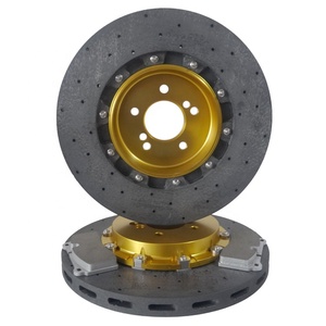 Rotor de disco de freno de cerámica de carbono de titanio, para Benz S63 Audi RS7 <span class=keywords><strong>Abarth</strong></span> 595 Nissan GT-R35 - Product Image 5