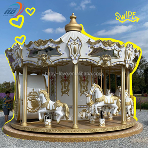 Manèges de type carrousel rotatif électriques, anciens, de style <span class=keywords><strong>royal</strong></span>, pour enfants, d'extérieur, magnifiques et attrayants, à vendre - Product Image 5
