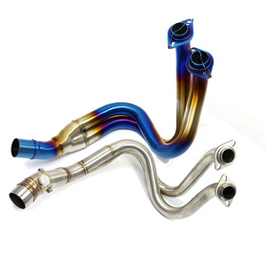 Silenciador de escape con Sensor y tubo de conexión medio delantero para <span class=keywords><strong>Kawasaki</strong></span>, ER6N, Versys 650, Z650, Ninja 650, años 2012 a 2019, <span class=keywords><strong>2020</strong></span> - Product Image 1