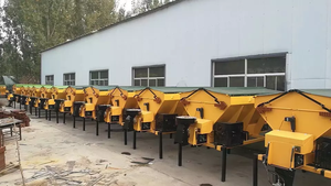 Remolque rociador de fertilizante hidráulico, doble disco accionado por cadena - Product Image 3