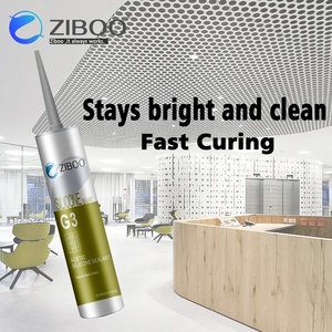 100% Étanche Acétique Un Composant Silicone RTV <span class=keywords><strong>Mastic</strong></span> Pour Le Collage De Verre - Product Image 4