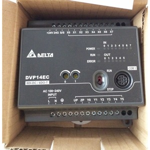 DVP14EC00T3 ของแท้ 100-240VAC DVP-EC3 PLC โปรแกรมเมเบิล ลอจิก คอนโทรลเลอร์ 14 จุด ทรานซิสเตอร์เอาท์พุต มีสินค้าในสต็อก - Product Image 1
