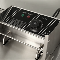 Plaque de cuisson électrique professionnelle en acier inoxydable pour bœuf, porc et viande, type Teppanyaki, avec friteuse intégrée, prix de gros