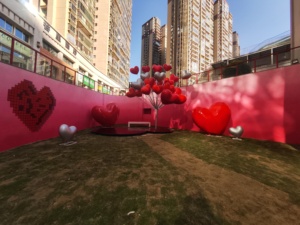 Sculpture d'arbre en forme de cœur en fibre de verre K850, musique, écologique, résistant aux UV, art décoratif de jardin extérieur, monument commercial, villa, pelouse - Product Image 4