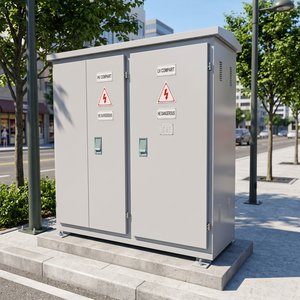 30-2500kVA Three Phase Pad Mounted Substation Pre-installed Box-type Transformer For Solar Power Project