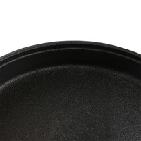 Ensemble de casseroles et marmites en fonte Rongde, fond simple, antiadhésif, compatible lave-vaisselle et four, avec couvercle en verre trempé, logo personnalisé