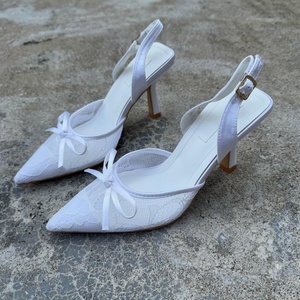 <span class=keywords><strong>Sandalias</strong></span> de <span class=keywords><strong>Tacón</strong></span> Alto para Mujer, Estilo Africano 2026, con Lazo, Destalonadas, Punta en Pico, <span class=keywords><strong>Tacón</strong></span> Fino, Estilo Sexy para Club, Uso Diario, Fiestas al Aire Libre - Product Image 6