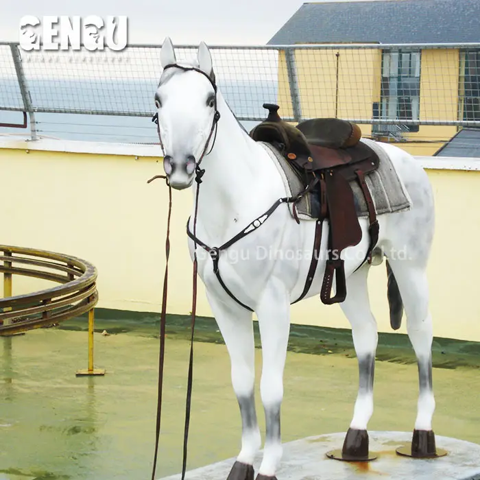 Statue a Grandezza Naturale In Fibra di vetro di alta Simulazione Animale Cavallo