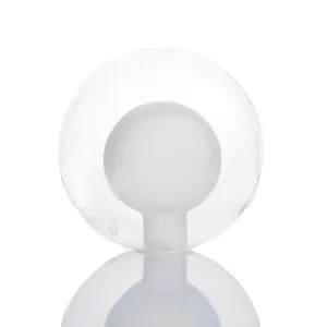 Прозрачный матовый абажур для лампы ручной работы, 100 мм, G9, двойная стенка, стеклянный шар, абажур с внутренней резьбой для подвесных абажуров