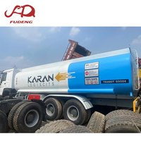 Camión cisterna de combustible de transmisión manual Sinotruk HOWO 6x4 usado 20cbm transporte de aceite segunda mano a la venta