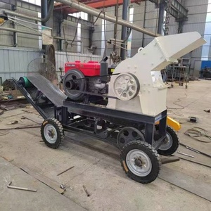 เครื่องบดหินแบบเคลื่อนที่ขนาดเล็ก ใช้เครื่องยนต์ดีเซล <span class=keywords><strong>ราคา</strong></span>ประหยัด พร้อมสายพานลำเลียง-มอเตอร์-ลูกปืน-เกียร์  กำลังการผลิต 10 ตัน/ชม. สำหรับบด<span class=keywords><strong>เศษ</strong></span>คอนกรีต หิน และวัสดุก่อสร้าง - Product Image 5