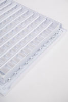 Diffuseur de plafond carré moderne pour système CVC, grille de ventilation de climatisation en aluminium, plastique, acier inoxydable, réglable