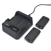 Support de charge 2-en-1 d'usine avec batterie externe en plastique pour manette Xbox Series X