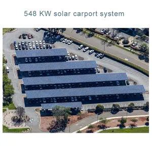 Konut güneş enerjisi çerçeve modülü istasyonu Carport panelleri ev için alüminyum konut otopark güneş çatı çerçeve