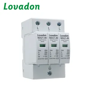 Hot sales SPD 4 Phase Surge Protector 20ka-40ka Surge Arresters Surge Protector Device