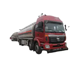 Foton 6 compartments oil gas storage transportation fuel tank truck for palm oil