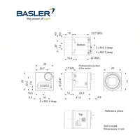 Caméra industrielle Basler PYTHON 2000 CMOS 150 Fps AcA1920-150um 23MP